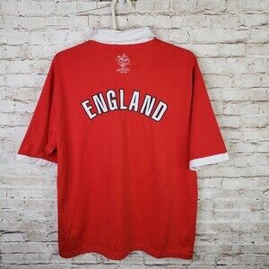 Fifa Mens Vintage 2006 World Cup England National Football Team Jersey size L